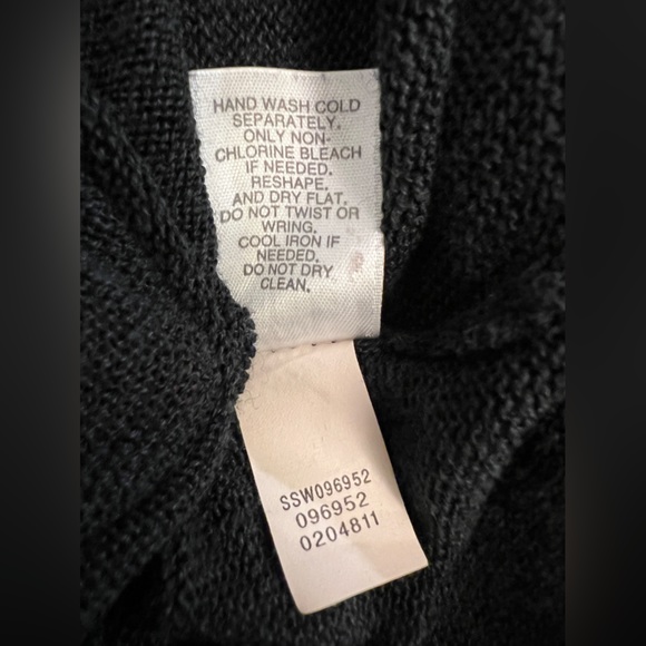 PureJill Linen-Rayon Blend Semi-Sheer Top Black LP - Picture 4 of 10